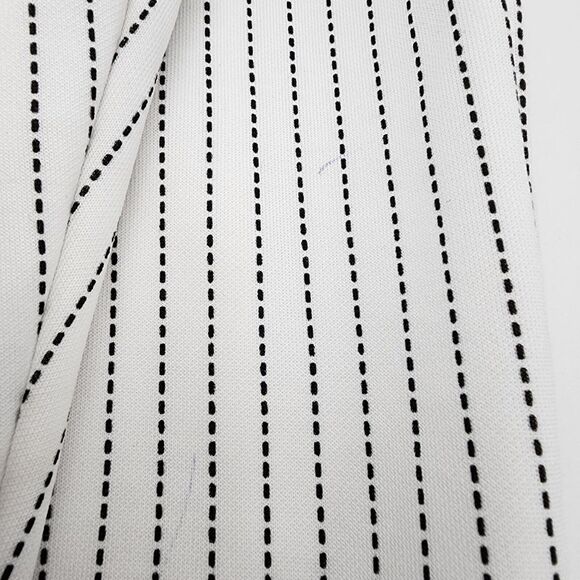 Avirex Vintage Light Jacket Men L Full Zip Striped Long Sleeve Black White READ - Picture 10 of 10